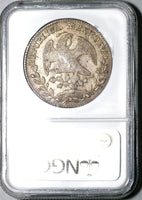 1843-Ga MC NGC AU 50 Mexico 8 Reales Guadalajara Mint Rare Silver Coin (20031701C)