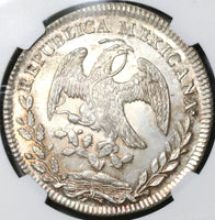 1845-Mo NGC MS 64 Mexico 8 Reales Mint State Silver Coin (20021102C)