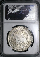 1846-Pi NGC AU 58 Mexico Silver 8 Reales Potosi Mint Scarce Coin (21111804C)