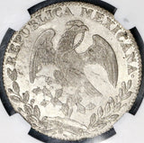 1849-Go NGC MS 63 Mexico 8 Reales Guanajuato Silver Coin POP 6/2 (18100301C)