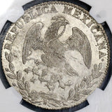 1849-Go NGC MS 63 Mexico 8 Reales Guanajuato Silver Coin POP 6/2 (18100301C)