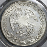 1857-C PCGS AU Mexico 8 Reales Culiacan Mint Scarce Silver Coin (20101704C)