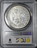 1857-C PCGS AU Mexico 8 Reales Culiacan Mint Scarce Silver Coin (20101704C)