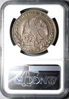1860/59-Go NGC XF 40 Mexico 8 Reales Guanajuato Overdate Silver Coin (22070601C)