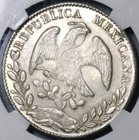 1861-Do NGC MS 64 Mexico 8 Reales Durango Mint Rare Silver Coin (21110402C)