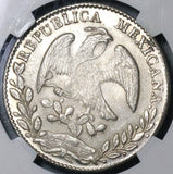 1861-Do NGC MS 64 Mexico 8 Reales Durango Mint Rare Silver Coin (21110402C)