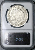 1861-Do NGC MS 64 Mexico 8 Reales Durango Mint Rare Silver Coin (21110402C)