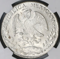 1863-Pi NGC MS 63 Mexico 8 Reales Potosi Mint State Silver Coin (19020603C)
