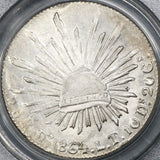 1864-Do PCGS MS 62 MEXICO Silver 8 Reales Durango Mint Scarce Coin (18061802C)