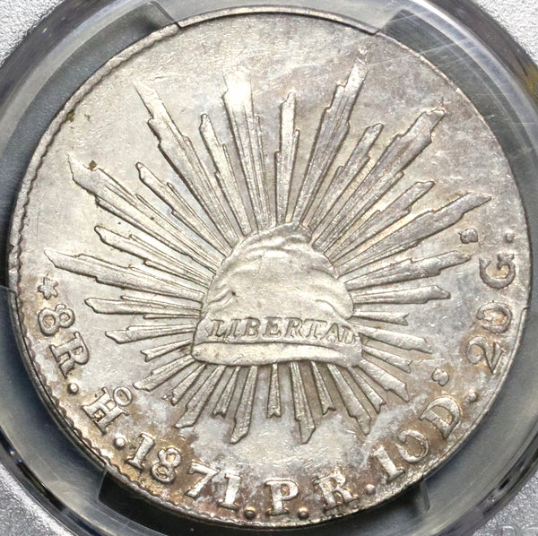 大人気アイテム 1871-HO/o PCGS Silver Mint Hermosillo Reales 8 Mexico Det AU 洋画・外国映画