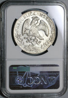 1872-Ho NGC UNC Det Mexico 8 Reales Scarce Hermosillo Silver Coin (19103002C)