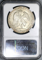 1873-Go NGC MS 61 Mexico 8 Reales Mint State Guanajuato Silver Coin (19060301C)