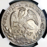 1875-A NGC MS 61 Mexico 8 Reales X RARE Alamos Silver Coin 7/7 Date POP 1/0 (20111001C)