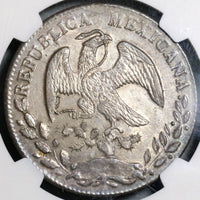 1875-A NGC MS 61 Mexico 8 Reales X RARE Alamos Silver Coin 7/7 Date POP 1/0 (20111001C)
