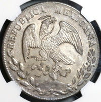 1875-A NGC MS 61 Mexico 8 Reales X RARE Alamos Silver Coin 7/7 Date POP 1/0 (20111001C)