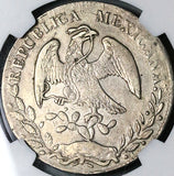 1875-As NGC XF 40 Mexico 8 Reales Rare Alamos Mint Silver Coin (22101301C)