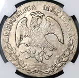 1875-As NGC XF 40 Mexico 8 Reales Rare Alamos Mint Silver Coin (22101301C)