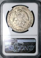 1875-As NGC XF 40 Mexico 8 Reales Rare Alamos Mint Silver Coin (22101301C)