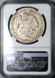 1875-As NGC XF 40 Mexico 8 Reales Rare Alamos Mint Silver Coin (22101301C)