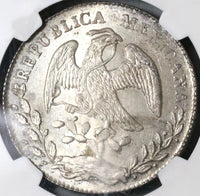 1875-Pi NGC MS 64 Mexico 8 Reales Potosi Mint Silver Coin POP 2/1 (18101804D)