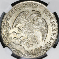 1877-Ca EA NGC MS 63 Mexico 8 Reales Chihuahua Mint Silver Coin