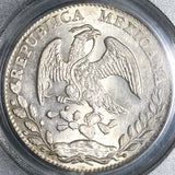 1878/7-Go PCGS MS 62 Mexico 8 Reales Rare Guanajuato Overdate Silver Coin (21120501C)