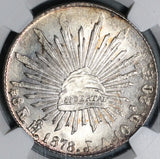 1878-Ho NGC MS 64 Mexico 8 Reales Hermosillo Silver Coin POP 3/2 (21030303D)