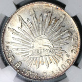 1878-Ho NGC MS 64 Mexico 8 Reales Hermosillo Silver Coin POP 3/2 (21030303D)