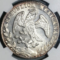 1878-Ho NGC MS 64 Mexico 8 Reales Hermosillo Silver Coin POP 3/2 (21030303D)