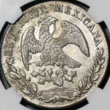 1879-Oa NGC MS 62 Mexico 8 Reales Oaxaca Mint State Scarce Silver Coin (20081901C)