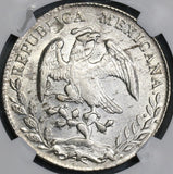 1880-Ca NGC AU 58 Mexico 8 Reales Chihuahua Mint Silver Coin POP 2/4 (18090209C)