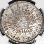 1880-Ga JA NGC MS 63 Mexico 8 Reales Guadalajara John Pittman Pedigree Silver Coin (21110403C)