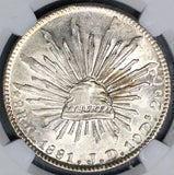 1881-C NGC MS 63+ Mexico 8 Reales Culiacan Mint Silver Coin POP 1/3 (18120503C)