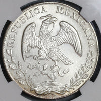 1883-As NGC MS 63 Mexico 8 Reales Rare Alamos Mint State Silver Coin (19092001C)