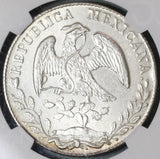 1883-As NGC MS 63 Mexico 8 Reales Rare Alamos Mint State Silver Coin (19092001C)