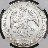 1883-As NGC MS 63 Mexico 8 Reales Rare Alamos Mint State Silver Coin (19092001C)