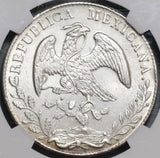 1883-As NGC MS 63 Mexico 8 Reales Rare Alamos Mint State Silver Coin (19092001C)