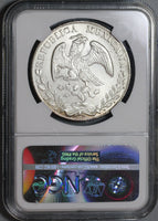 1883-As NGC MS 63 Mexico 8 Reales Rare Alamos Mint State Silver Coin (19092001C)