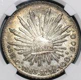 1883-Ca NGC MS 63 Mexico 8 Reales Chihuahua Mint Silver Coin (20092704C)