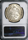 1883-Ca NGC MS 63 Mexico 8 Reales Chihuahua Mint Silver Coin (20092704C)