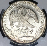 1883-Do NGC MS 62 Mexico 8 Reales Durango Mint Lustrous Silver Coin (20011002C)