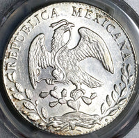 1883-Go PCGS MS 61 Mexico 8 Reales Mint State Guanajuato Silver Coin (22022702C)