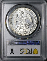 1883-Go PCGS MS 61 Mexico 8 Reales Mint State Guanajuato Silver Coin (22022702C)