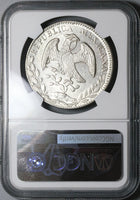 1885-Do MC NGC MS 61 Mexico 8 Reales Durango Cap Rays Mint State Silver Coin (23031202D)