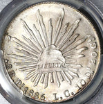 1885-Pi LC NGC MS 63 Mexico 8 Reales Potosi Rare Silver Coin POP 1/2 (20090902C)