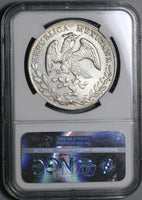 1886-As NGC MS 62 Mexico 8 Reales Rare Alamos Silver Coin POP 2/1 (21090506C)