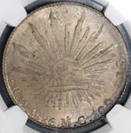 1886-Do NGC MS 64 Mexico 8 Reales Durango Mint Silver Coin Pop 2/2 (18092501C)