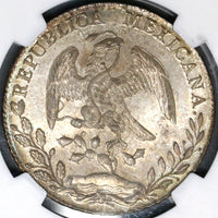 1886-Mo NGC MS 64 Mexico 8 Reales Mint State Silver Coin (19042903C)