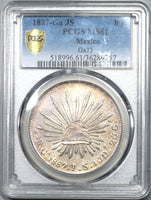 1887-Ga PCGS MS 61 Mexico 8 Reales Mint State Silver Coin (19060801C)