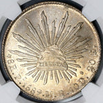 1889-Pi NGC MS 64 Mexico 8 Reales Potosi Mint Silver Coin (18100302C)